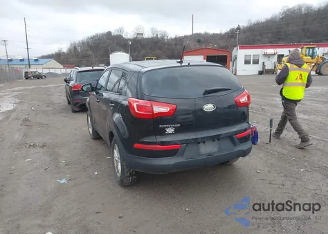 2011 Kia Sportage Lx from USA, damaged, VIN KNDPBCA26B7097628